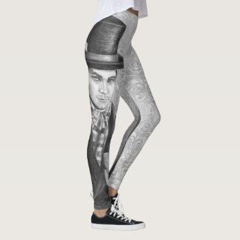 Mad Hatter All Over Leggings Alice In Wonderland by Deanna_Davoli at Zazzle