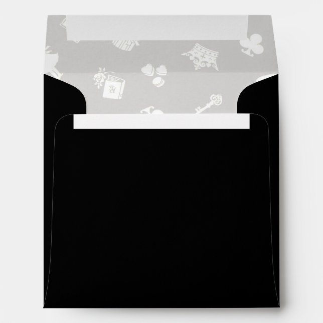 Mad Hatter and Dormouse Envelope (Back (Bottom))