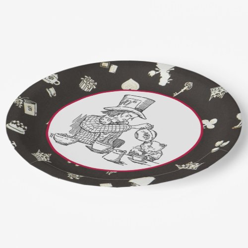 Mad Hatter and Dormouse Paper Plates