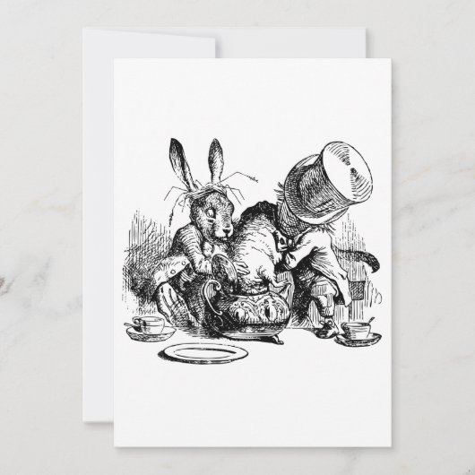 Mad Hatter and March Hare dunking the Dormouse (Front)