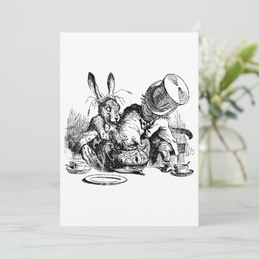 Mad Hatter and March Hare dunking the Dormouse (Standing Front)