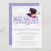 Mad Hatter Bridal Shower Invitation (Front/Back)