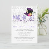 Mad Hatter Bridal Shower Invitation (Standing Front)