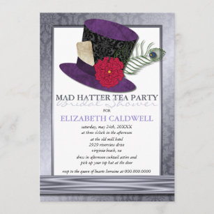 mad hatter tea party bridal shower favors