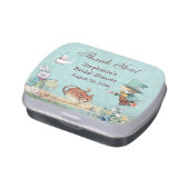 Mad Hatter Bridal Shower Thank You Favor Jelly Belly Tin (Side)