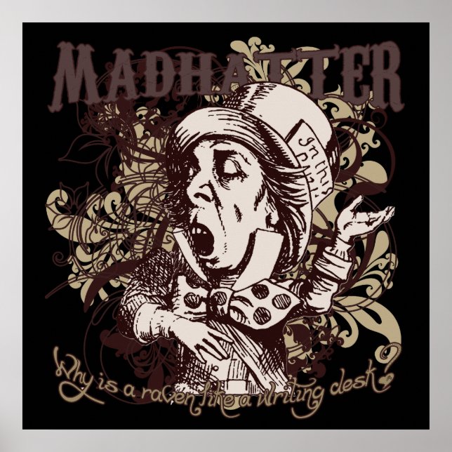 Mad Hatter Carnivale Style Poster (Front)