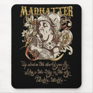 Mad Hatter Carnivale Style (with poem) Mouse Pad
