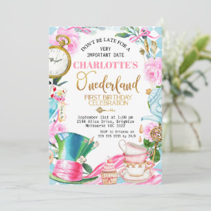 Alice in Wonderland Party Package, Mad Hatter Par-Tea - INSTANT DOWNLOAD -  Cupcakemakeover