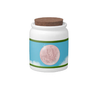 Mad Hatter in Pink Bubble Candy Jar