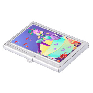 Mad Hatter in tea cup wonderland  Business Card Case