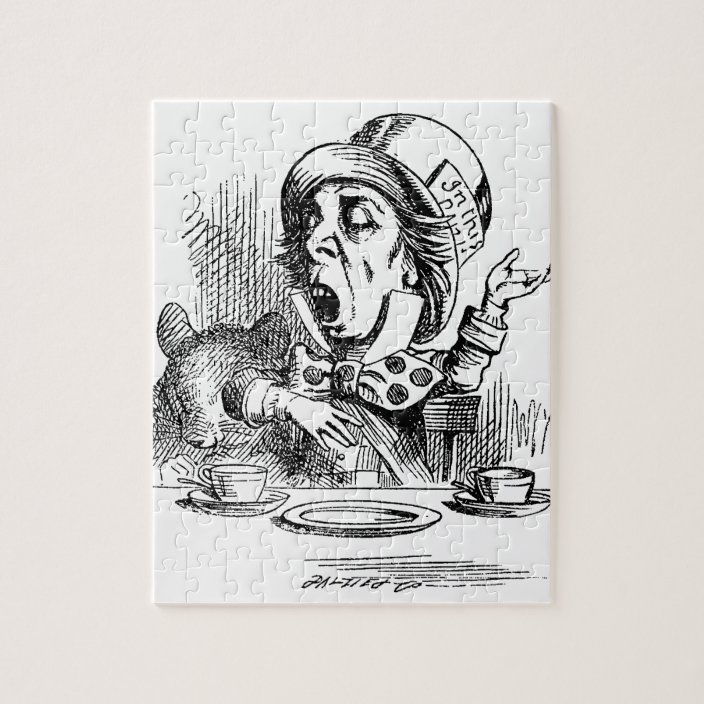 mad hatter jigsaw puzzle