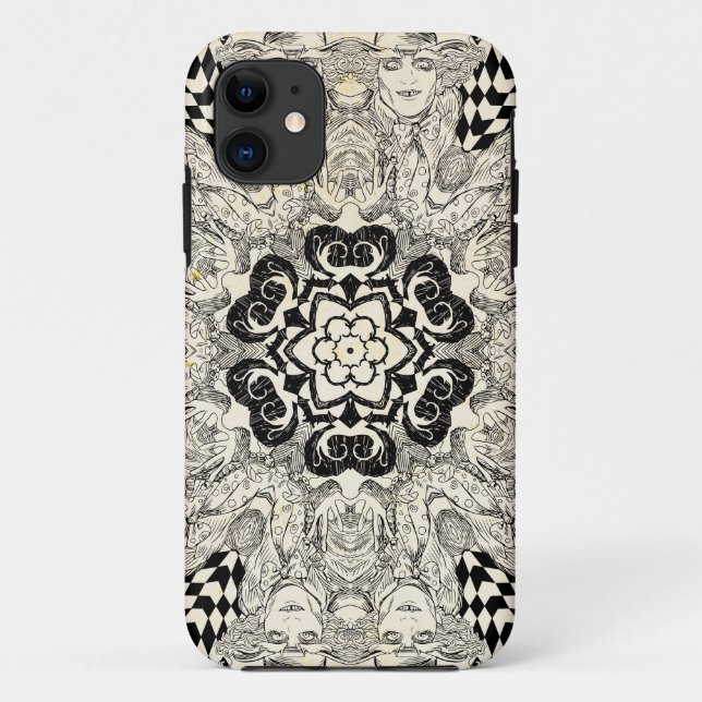 Mad Hatter Kaleidoscope 2 Case-Mate iPhone Case (Back)