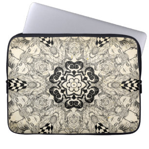 Mad Hatter Kaleidoscope 2 Laptop Sleeve