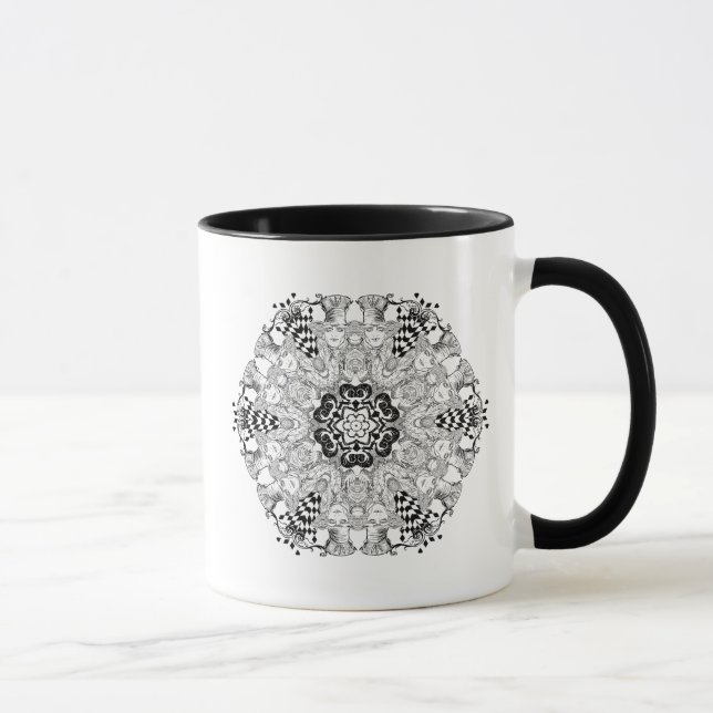 Mad Hatter Kaleidoscope Mug (Right)