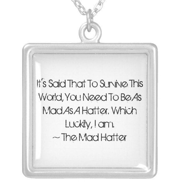 Mad Hatter Necklace (Front)