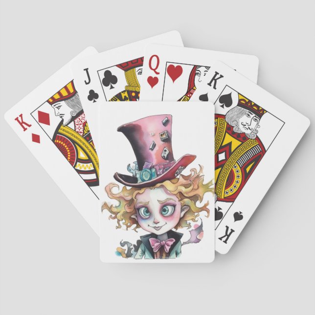 Mad Hatter Poker Cards (Back)