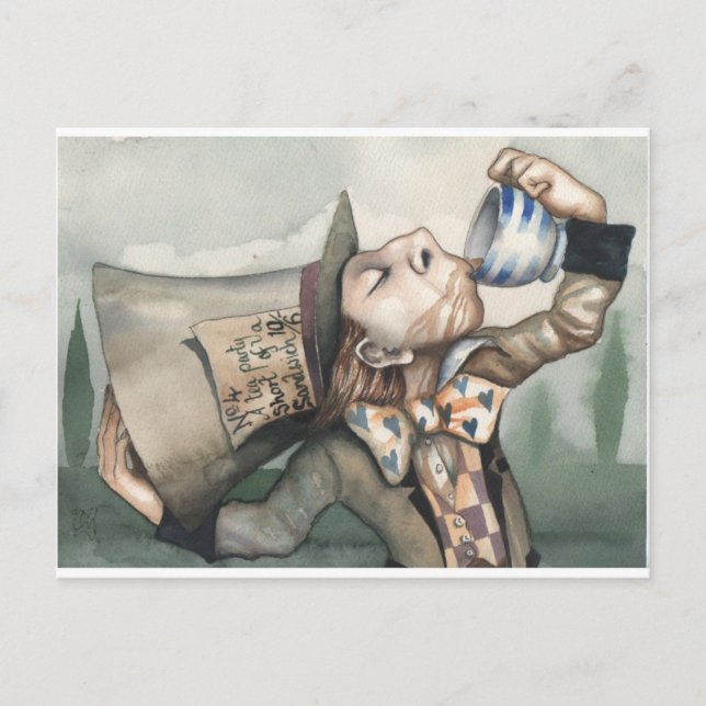 Mad hatter postcard (Front)