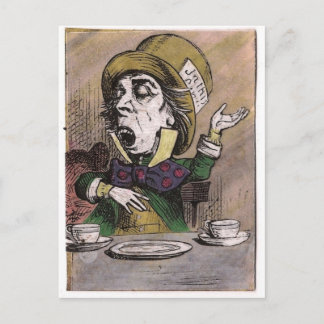 mad hatter postcard