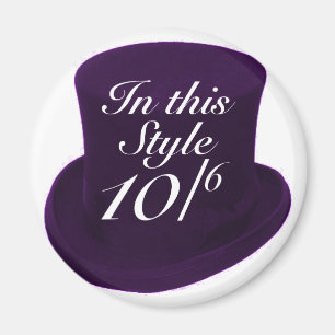 Mad Hatter - Purple Magnet