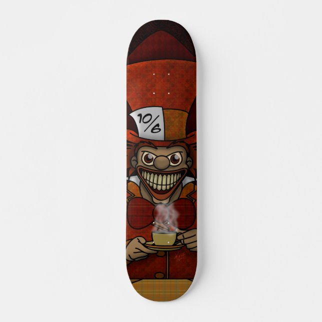 Mad Hatter Skateboard Deck (Front)