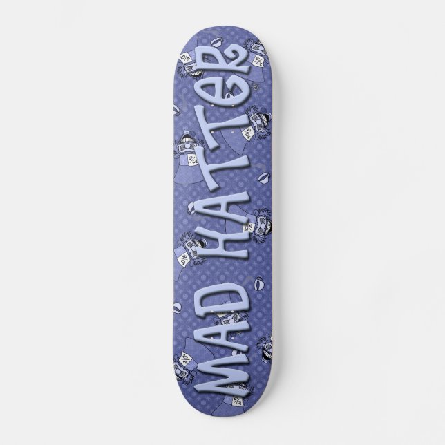 Mad Hatter Skateboard Deck (Front)
