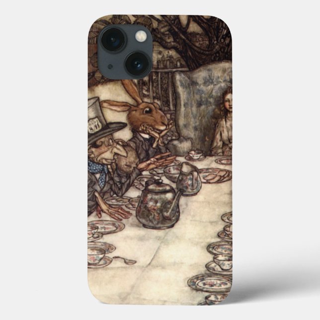 Mad Hatter Tea Party Arthur Rackham Case-Mate iPhone Case (Back)