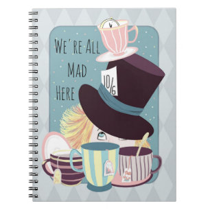 Mad Hatter Tea Party Notebook