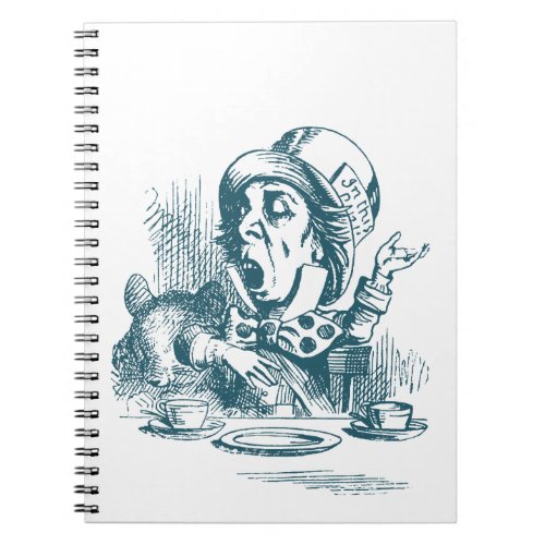 Mad Hatter Tea Party Notebook