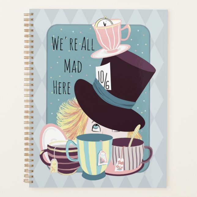 Mad Hatter Tea Party   Planner (Front)