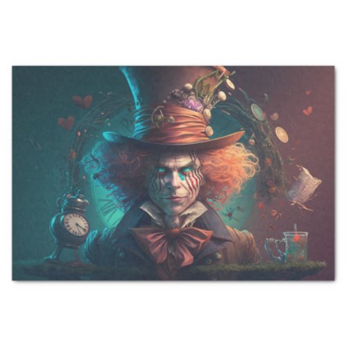 Mad Hatter Time for Tea Tissue Paper