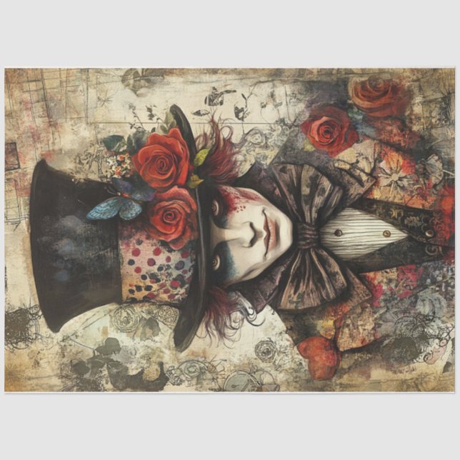 Mad Hatter Tissue Paper (Front)