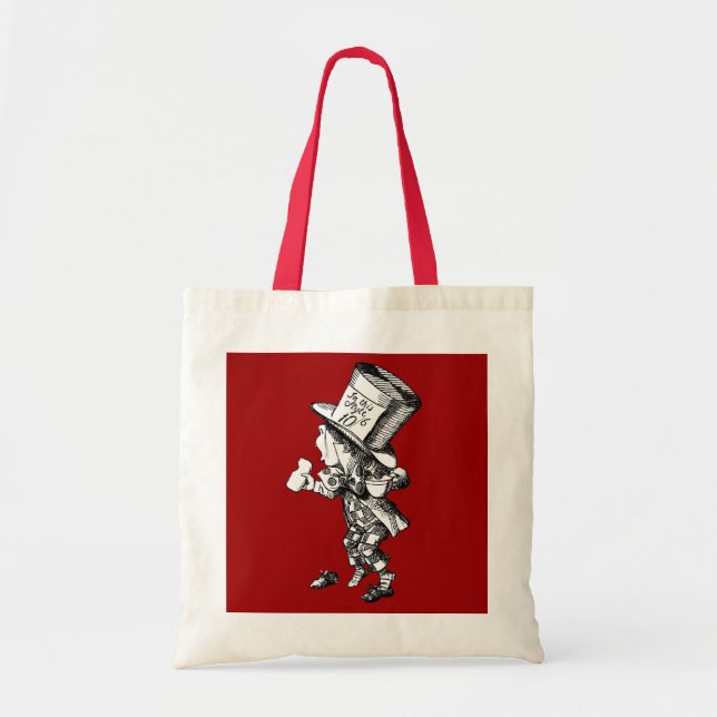Mad Hatter Tote Bag (Front)