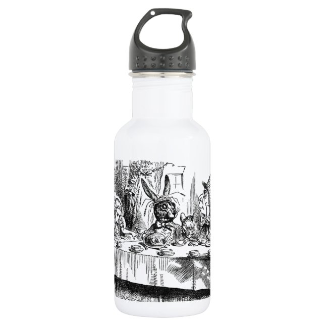 Mad Hatter Water Bottle (Front)