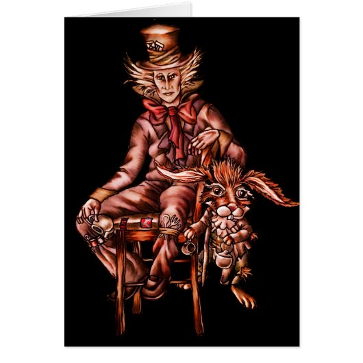 Mad Hatter with March Hare Cards (Front)