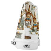 MAD HATTERS TEA PARTY-ALICE IN WONDERLAND High-Top SNEAKERS (Left Shoe Back)