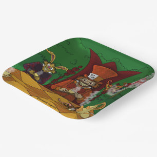 Mad Hatter's Tea Party Paper Plates