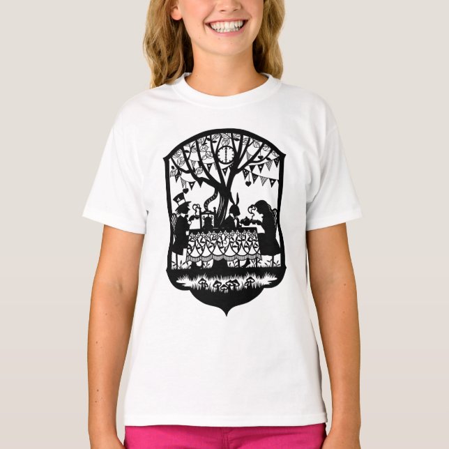 Mad Hatters Tea Party (transparent) T-Shirt (Front)