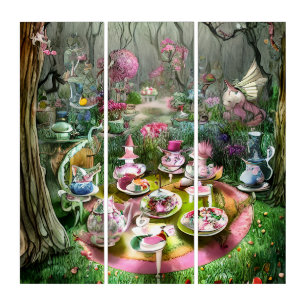 Mad Hatters Tea Party Triptych