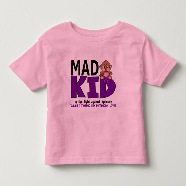 Mad Kid Epilepsy Toddler T-shirt (Front)