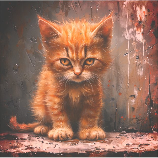 Mad Kitten Sticker (Front)