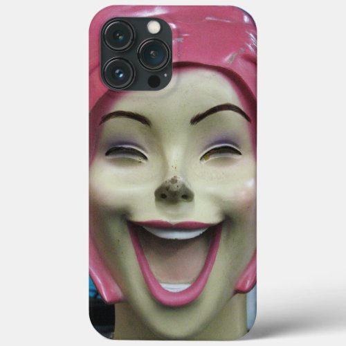 Mad Laughing Mannequin  Uncanny Valley Girl iPhone 13 Pro Max Case