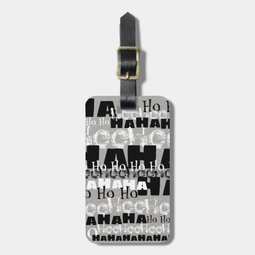 Mad Laughter Luggage Tag