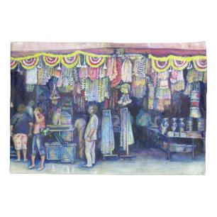 Mad Man on Market and Main, Singapore Pillow Case