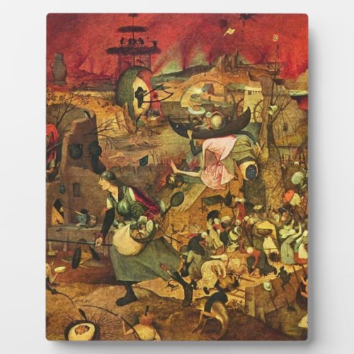 Mad Meg By Hieronymus Bosch Plaque