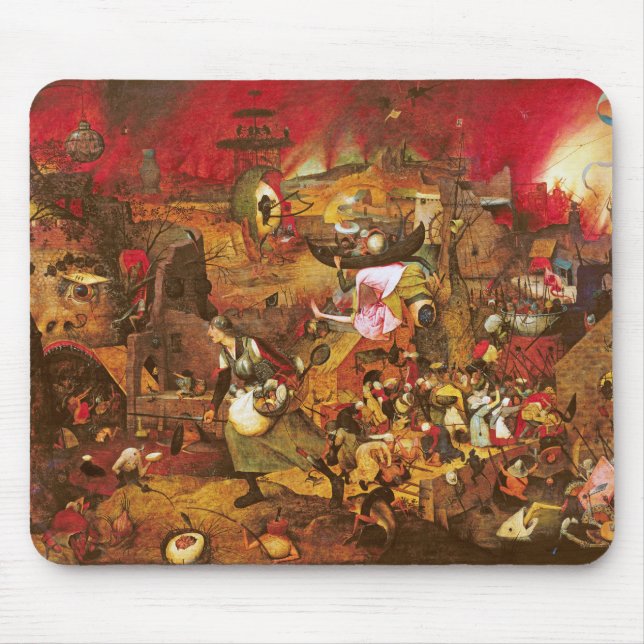 Mad Meg (Dull Gret), Pieter Bruegel Mouse Pad (Front)