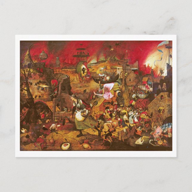 Mad Meg (Dull Gret), Pieter Bruegel Postcard (Front)