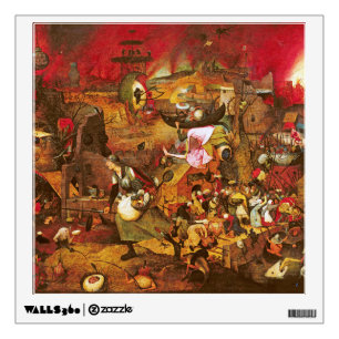 Mad Meg (Dull Gret), Pieter Bruegel Wall Decal