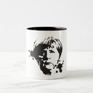 Mad Merkel Two-Tone Coffee Mug