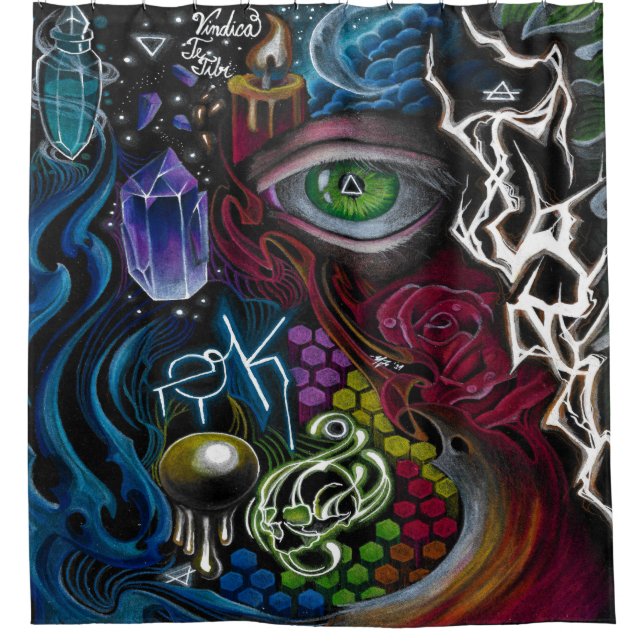 Mad mix VOL.3 Shower Curtain (Front)