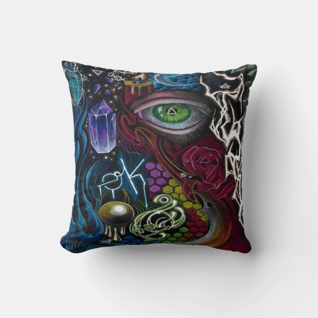 Mad mix VOL.3 Throw Pillow (Front)